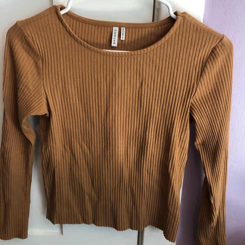 Burnt Orange Sweater/Long Sleeve